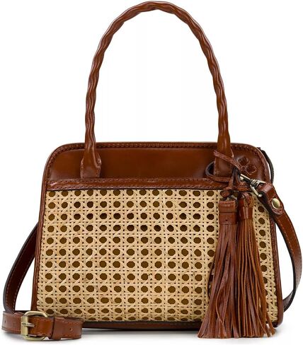 Patricia Nash Paris Satchal, Burnished Tooled Colors Collection, Cognac in Saudi Arabia