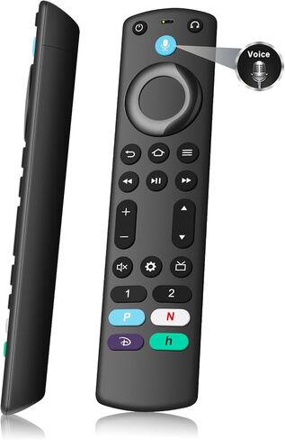 Remote Control Replacement for AMZ Fire Smart TV Stick/Cube/Lite/4K and for Insignia-Toshiba-Pioneer-Smart TVs with Voice Function in Kuwait