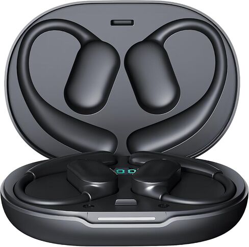 Openego True Wireless Open Open Headones ، Bluetooth 5.3 Loylely Earbuds with MIC ، LED Divan in Saudi Arabia