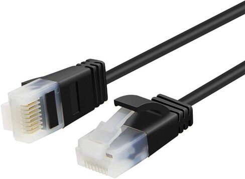 CableCreation Cat 6a Ethernet Cable Cat6a 10gbps 500mhz كابل الإنترنت RJ45 شبكة محمية محمية متوافقة مع PC5 PS4 PS3 Xbox Smart TV Router 3.4ft in Kuwait