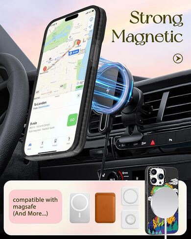 for iPhone 15 Pro Max Case for Women - Cute Kawaii Design Girls Compatible with Magsafe Magnetic Ring Holder Stand Blue Flower Phone Covers Aesthetic Girly TPU Funda for 15 Pro Max in Kuwait