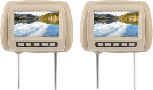 شاشات مسند DVD DVD 2 شاشات ، 2pcs Universal 7 في HD Car Headrest Video Player in Kuwait