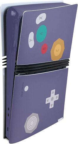 Gaming Skin Compatible with Sony PlayStation 5 PS5 Pro Console - Retro Gamer 4 - Premium 3M Vinyl Protective Wrap Decal Cover - Easy to Apply | Crafted in The USA by MightySkins in Saudi Arabia