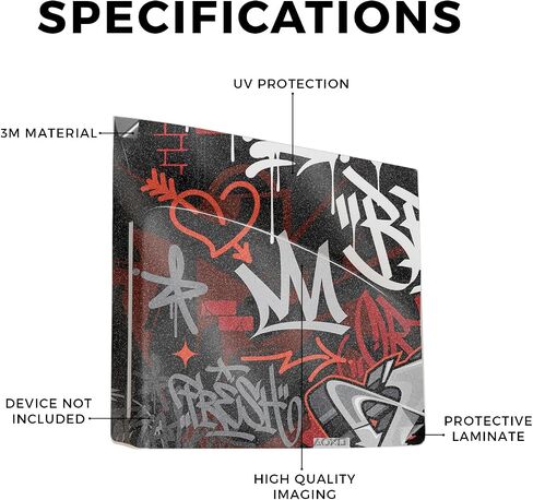 Glossy Glitter Gaming Skin متوافقة مع محرك أقراص Sony لأجهزة PS5 الرقمية - العلامة الحمراء - قسط 3M فينيل وافرة لالتصاق الغلاف - من السهل تطبيق | مصنوع في الولايات المتحدة الأمريكية من قبل Mayyskins in Kuwait