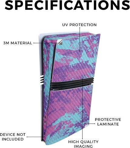 Glossy Glitter Gaming Skin متوافقة مع محرك أقراص Sony لأجهزة PS5 الرقمية - العلامة الحمراء - قسط 3M فينيل وافرة لالتصاق الغلاف - من السهل تطبيق | مصنوع في الولايات المتحدة الأمريكية من قبل Mayyskins in Kuwait