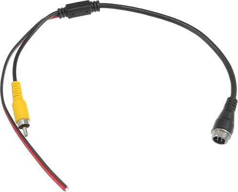 X AutoHaux 1PCS Car Camer Camera Adapter 4 pin to RCA Adapter M12 4-pin male to rca av mal in Saudi Arabia