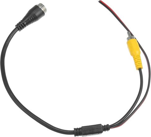 X AutoHaux 1PCS Car Camer Camera Adapter 4 pin to RCA Adapter M12 4-pin male to rca av mal in Saudi Arabia