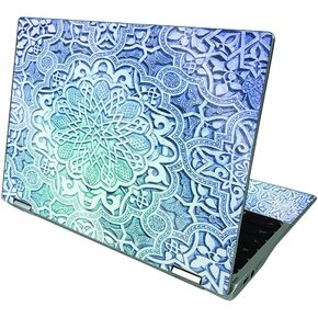 MightySkins Glossy Glitter Skin Compatible with Acer Chromebook CP311 (2021) - Carved Blue | Protective, Durable High-Gloss Glitter Finish | Easy to Apply and Change Styles | Made in The USA