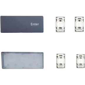 Replacement Enter Keycap Keys and Hinges Compatible for Surface Laptop 3/4/5 13.5/15inch 1867 1868 1872 1873 1950 1951 1952 1953 Keyboard Enter Key Cap (Black)
