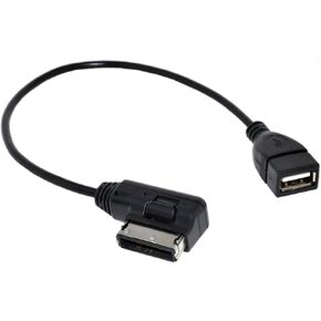 cablecc Media in AMI MDI USB AUX Flash Drive Adapter Cable for Car VW 2014 A4 A6 Q5 Q7
