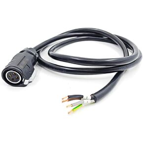 LETINE Antminer Water-Cooled Miner Electrical Cable Power connectors, Bitmain Heavy Duty Antminer Power Cord, LP-20 4pin Socket Plug Connector, 3ft, 380v 20A for HYD Models of Antminer s19