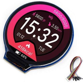 for Raspberry Pi 1.28 inch Round LCD Screen Display Module 240×240 Resolution SPI Interface @XYGStudy, 1.28inch LCD Module