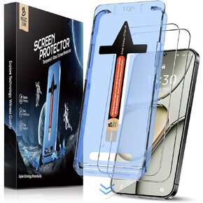 MAGIC JOHN 1 Pack for Samsung Galaxy S25+ Plus 6.7inch Tempered Glass Screen Protector, Bubble Free, Easy Installation, Auto Dust-Elimination