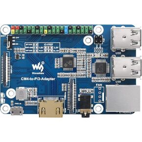 Waveshare CM4 to 3B Adapter B, Alternative Solution for Raspberry Pi 3 Model B/B+