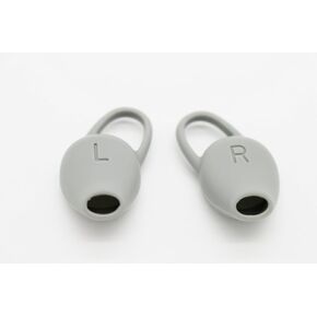 2pcs Best Premium Quality Spare Replacement Compatible with Plantronics Backbeat Fit Wireless Earphones, Silicone Earbuds Eartips Ear Gels Guarantee! (Grey)