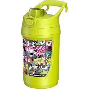 Under Armour 32oz Playmaker Water Jug, Penta Pink/Black