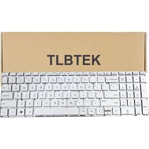 TLBTEK Keyboard Replacement Compatible with HP 470 G8 470 G9 470 G10,Pavilion 15-EG 15-EH 15z-EH 17-CN 17-CP,Pavilion X360 15-ER Series Laptop
