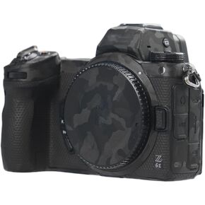 Camera Body Protective Film Decorative Sticker Compatible with Nikon Z6II Comprehensive Protection Anti-Scratch/Anti-Wear/No-Residue/3M Materail(Triangle Black)