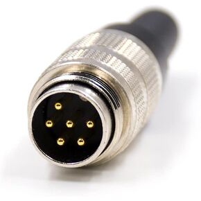 M16 6 Pin Connector Male Straight Non-Shield Waterproof Connector for Cable Field Wireable Connector