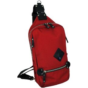 Harvest Label Urban Sling Mono Sling Travel Daypack Backpack Cordura (Red)