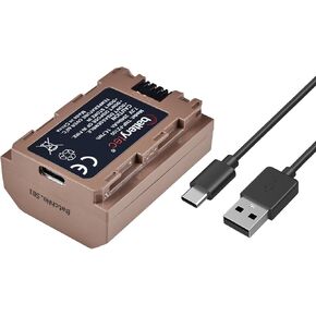 Batterytec Camera Battery for Sony NP-FZ100 USB-C Fast Charging Replacement Sony Alpha 6600 6700 7C 7R III 7S III II 7 IV 7R A9 II A9 III FX3 FX30