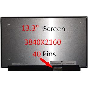 شاشة استبدال LCD جديدة 13.3 بوصة N133DSE-GP1 4K UHD 3840X2160 Matte 40 PIN للكمبيوتر المحمول/العرض/الشاشة/LCD