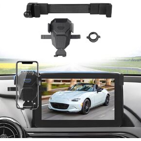 حامل هاتف السيارة للفترة 2016-2023 MAZDA MX-5 MIATA/16-21 CX-3/14-16 MAZDA 3 ملحقات ، هاتف محمول فقط لشاشة 7 بوصات ثابت