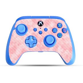 Carbon Fiber Gaming Skin Compatible with PowerA Xbox Series X|S Enhanced Wired Controller - Cotton Cloud - Premium 3M Vinyl Protective Wrap Decal Cover | Crafted in The USA by MightySkins