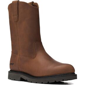 Golden Fox Men's Leather Wellington Farm & Construction Rigger Work Boots