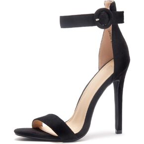 Herstyle Charming Women’s Heeled Dress Sandals Open Toe Ankle Strap High Stiletto Wedding Party Pump Shoes