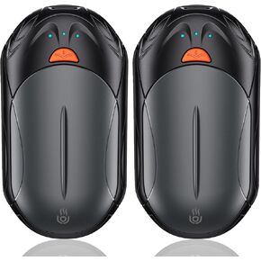 AI Hand Warmers Rechargeable, 2 Packs 6000mAh Portable Pocket Warmer, 20Hrs Long Heating Electric Hand Warmers, Suitable Outdoor Sports, Camping, Hunting, Golf, Warm Gifts Christmas, Men,Women
