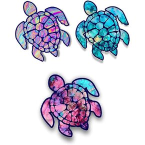 Delzam Sea Turtle Sticker Beach Ocean for Laptops Water Bottle Cups Tumblers Cars Trucks Skateboard