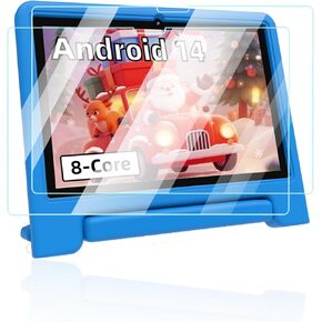 Screen Protector for UEMXDOX K109Pro 2024 Upgraded Kids Tablet 10.1 Inch Android 14 Tablet for Kids,Anti-Scratch 9H Hardness Touch Sensitive 2.5D Rounded Edges Bubble Free Easy to Install,2 Pack.