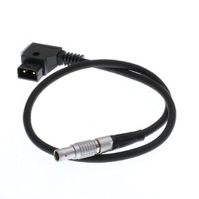 HangTon Power Cable for Tilta Nucleus-M Motor P-tap D-tap 0B 7 Pin 45CM for V-Plate Mount Battery