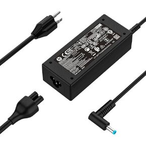 45W Laptop Blue Tip Charger Fit for HP Stream 11 13 14 Model 14 15 Notebook 15-f233wm 15-f272wm 741727-001 740015-001/2/3 213349-109 L25296-001 TPN-LA15 TPN-C125 TPN-CA14 AC Adapter Power Cord