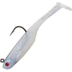 Strike King (SKHM338-84) Homing Minnow Fishing Lure, Pre-Rigged Soft Plastic Swimbait, Optimized for Live Sonar, Realistic Minnow Profile, 3-Inches, 3/8-Ounce, 3/0 Hook, 3-Pack, Pearl
