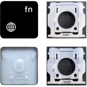 Replacement Individual Key Cap with Hinge for (M1 M2) MacBook Pro A2442 A2485 MacBook Air A2681 (fn)