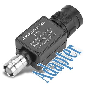 50ohm BNC to BNC Female 50KY Q9 Adapter Device Feed, Through Terminator Connector Accessories Female to Plug Connector for Measuring Load Resistance