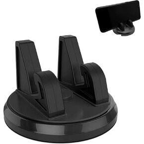 Car Dashboard Phone Holder, Silicone Phone Mount, Slip Free Car Cell Phone Holder Desk Phone Holder, Universal Car Phone Accessories Compatible with Most Phones, GPS Devices and More (Black)