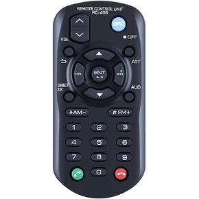 RC-406 Replacement Remote Control fit for Kenwood CD Receiver DPX503BT KMR-M328BT KMM-X704 KDC-161URM KMM-BT328 DPX524BT KMM-BT228U DPX504BT DPX593BT KDC-BT360U KMM-BT328U DPX540BT KMM-BT260U