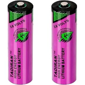 2 PCS SL-360 TL-5903 2400mAh 3.6V PLC Battery, TL-5903 3.6V AA Lithium Battery for Siemens S7-400 6ES7971-0BA00 Tadiran TL-5903