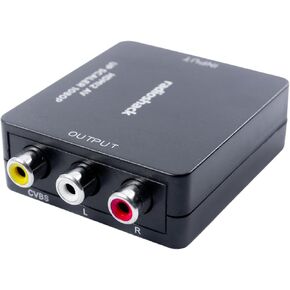 RadioShack HDMI to RCA Converter Video & Audio, Plug & Play, Compact Design