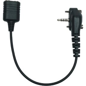 VX231 Audio Adapter Connector to K1 2 Pin Connector Compatible with Motorola Vertex VX-261 EVX-261 EVX-531 EVX-534 EVX-539 VX-231 VX-260 VX-264 VX-354 VX-424 VX-450 2 Way Radio