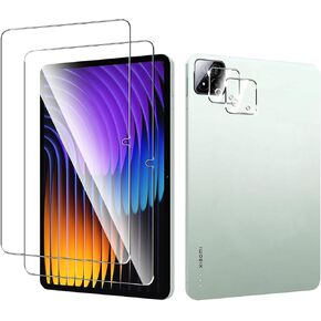 2 Pack for Xiaomi Pad 7/7 Pro 11.2 inch Screen Protector Tablet Film + 2 Pack Xiaomi Pad 7/7 Pro Camera Lens tempered glass.9H Hardness.Anti-Fingerprint.no Bubbles.High Definition.Full Coverage