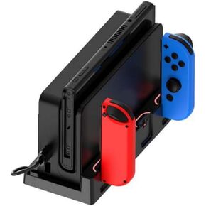 Switch Charging Dock Station with Charging Cable for Nintendo &Switch OLED Game Console, Joycon Charging Dock for Nintendo Switch, Must Have Switch Controller Joycon Charger Accessories for Game stand
