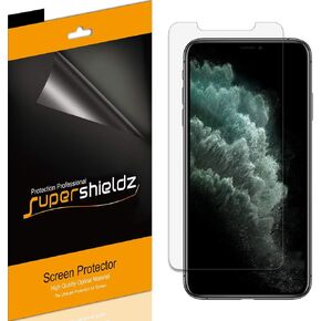 Supershieldz (6 Pack) Designed for Apple iPhone 11 Pro, iPhone XS and iPhone X (5.8 inch) Screen Protector, High Definition Clear Shield (PET)