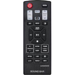 COV30748163 Remote Control Replacement - WINFLIKE COV30748163 Sound Bar Replaced Remote Control for LG SOUNDBAR LAS355B LAC450B LAS350B S35A1-W COV30748163 Remote Controller