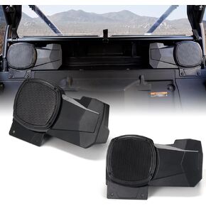 A & UTV PRO Rear Sport Speaker Pods for 2024 2025 Polaris RZR XP 1000/ XP 4 1000 Speakers, Support 6.5" Speaker Enclosures Mount Brackets Accessories, 2PCS