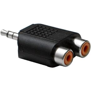 Seismic Audio - SAPT55 - 3.5 MM 1/8" TRS Male to 2 RCA Female Splitter