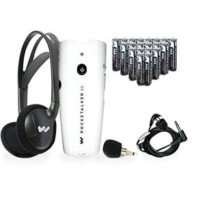 Williams Sound Pocketalker 2.0 - Personal Sound Amplifier with Year Supply of Batteries